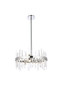 Serena 20 Inch Crystal Round Pendant In Chrome "2200D20C"