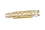 Valetta 24 Inch Led Linear Wall Sconce In Gold "3501W24G"