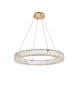 Monroe 26 Inch Led Round Single Pendant In Gold "3503D26G"