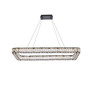 Monroe 42 Inch Led Single Rectangle Pendant In Black "3504D42L1BK"