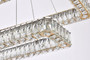 Monroe 42 Inch Led Double Rectangle Pendant In Gold "3504G42L2G"