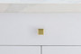 Wilow 1" Brushed Gold Square Knob Multipack (Set Of 10) "KB2012-GD-10PK"