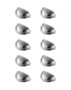 Atticus 3" Center To Center Brushed Nickel Cup Bar Pull Multipack (Set Of 10) "PL3002-NK-10PK"