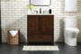 30 Inch Single Bathroom Vanity In Expresso "VF2830EX"