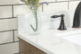 42 Inch Single Bathroom Vanity In Natural Oak With Backsplash "VF2842NT-BS"