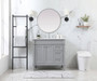 36 Inch Single Bathroom Vanity In Grey "VF31836GR"