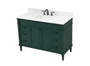 48 Inch Single Bathroom Vanity In Green With Backsplash "VF31848GN-BS"