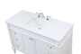 48 Inch Single Bathroom Vanity In White "VF31848WH"