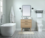 30 Inch Single Bathroom Vanity In Mango Wood With Backsplash "VF41030MW-BS"