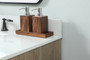 42 Inch Single Bathroom Vanity In Natural Oak With Backsplash "VF41042NT-BS"
