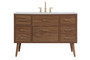 48 Inch Bathroom Vanity In Walnut Brown "VF41048WB"