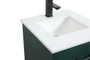 18 Inch Single Bathroom Vanity In Green "VF48018MGN"