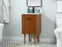 18 Inch Single Bathroom Vanity In Teak "VF48018MTK"