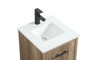 18 Inch Single Bathroom Vanity In Natural Oak "VF48018NT"