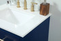 24 Inch Single Bathroom Vanity In Blue "VF48024MBL"