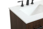 24 Inch Single Bathroom Vanity In Walnut "VF48024MWT"