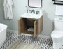 24 Inch Single Bathroom Vanity In Natural Oak "VF48024NT"