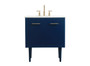 30 Inch Single Bathroom Vanity In Blue "VF48030MBL"