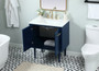 30 Inch Single Bathroom Vanity In Blue "VF48030MBL"