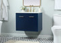 30 Inch Single Bathroom Vanity In Blue "VF48030MBL"