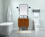 30 Inch Single Bathroom Vanity In Teak "VF48030MTK"