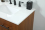 30 Inch Single Bathroom Vanity In Teak "VF48030MTK"