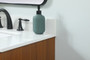 30 Inch Single Bathroom Vanity In Teak With Backsplash "VF48030MTK-BS"