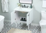 30 Inch Single Bathroom Vanity In White "VF48030MWH"
