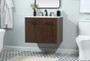 30 Inch Single Bathroom Vanity In Walnut "VF48030MWT"
