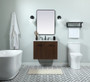 30 Inch Single Bathroom Vanity In Walnut "VF48030MWT"