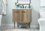 30 Inch Single Bathroom Vanity In Natural Oak "VF48030NT"