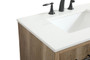 30 Inch Single Bathroom Vanity In Natural Oak "VF48030NT"