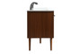 60 Inch Single Bathroom Vanity In Teak "VF48060DMTK"