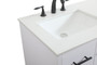 60 Inch Single Bathroom Vanity In White "VF48060DMWH"