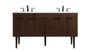 60 Inch Single Bathroom Vanity In Walnut "VF48060DMWT"