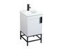 18 Inch Single Bathroom Vanity In White "VF48818MWH"