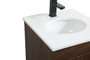 18 Inch Single Bathroom Vanity In Walnut "VF48818MWT"