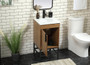 18 Inch Single Bathroom Vanity In Walnut Brown "VF48818WB"