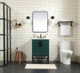 24 Inch Single Bathroom Vanity In Green "VF48824MGN"