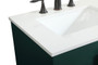 24 Inch Single Bathroom Vanity In Green "VF48824MGN"