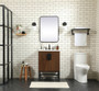 24 Inch Single Bathroom Vanity In Walnut "VF48824MWT"