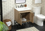 24 Inch Single Bathroom Vanity In Natural Oak "VF48824NT"