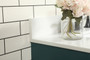 30 Inch Single Bathroom Vanity In Green With Backsplash "VF48830MGN-BS"