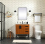 32 Inch Single Bathroom Vanity In Teak "VF48832MTK"