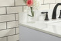 32 Inch Single Bathroom Vanity In White With Backsplash "VF48832MWH-BS"