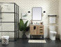 32 Inch Single Bathroom Vanity In Natural Oak "VF48832NT"
