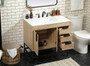 36 Inch Single Bathroom Vanity In Mango Wood With Backsplash "VF48836MW-BS"