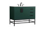 42 Inch Single Bathroom Vanity In Green "VF48842MGN"