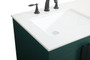 60 Inch Double Bathroom Vanity In Green "VF48860DMGN"