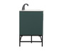 60 Inch Double Bathroom Vanity In Green "VF48860DMGN"